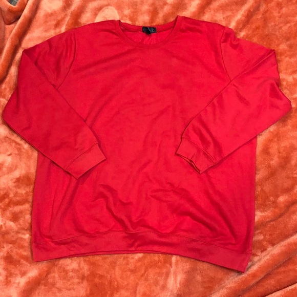 Ashley Blue Red Sweater Blouse 2x - Picture 6 of 6